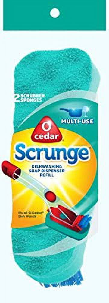 O-cedar Scrunge Dishwashing Soap Dispenser, Cleaning Tools, Household