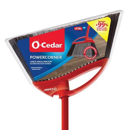 O-Cedar Power Corner Large Angle Broom