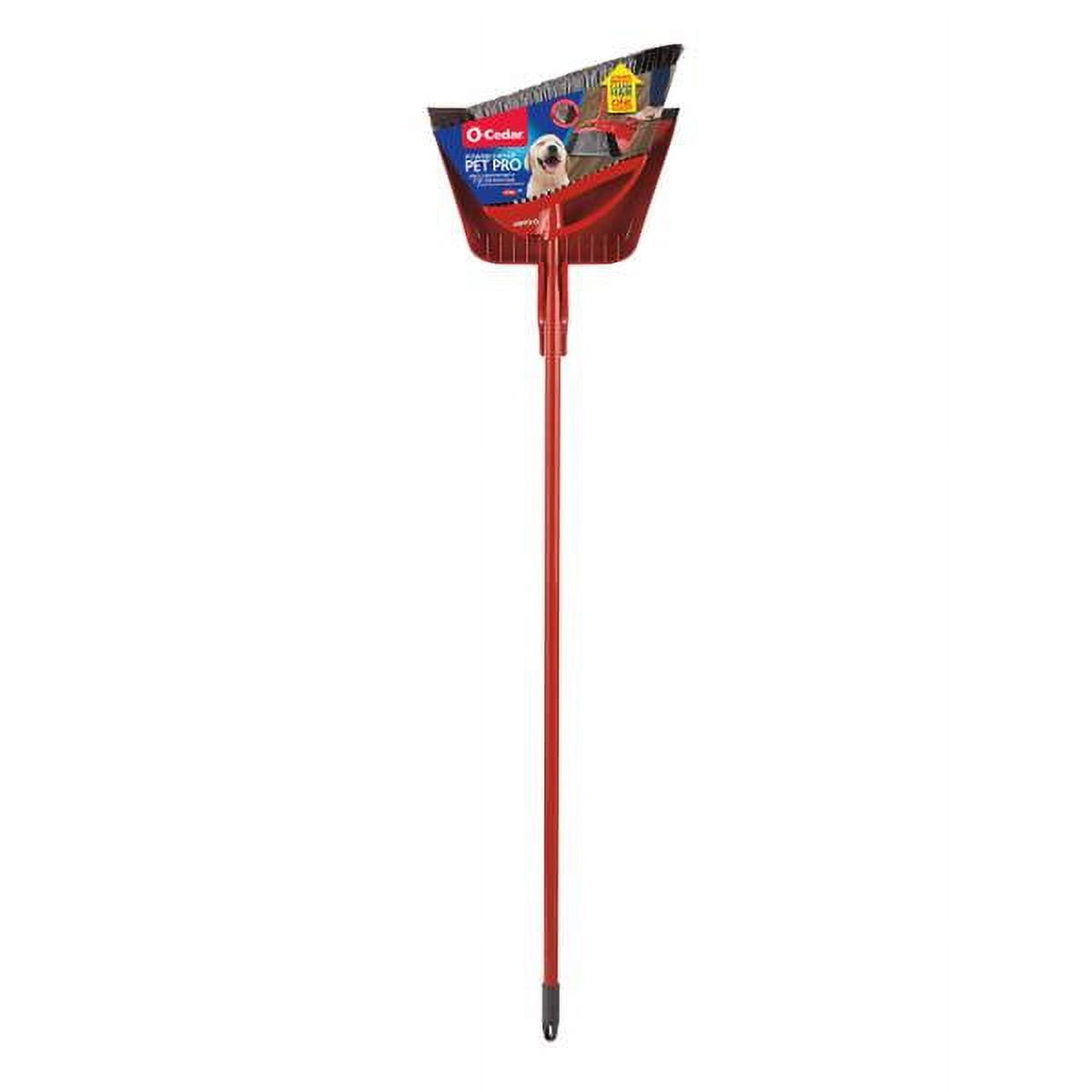 OCedar Power Corner Pet Pro Angle Broom with Step on Dust Pan