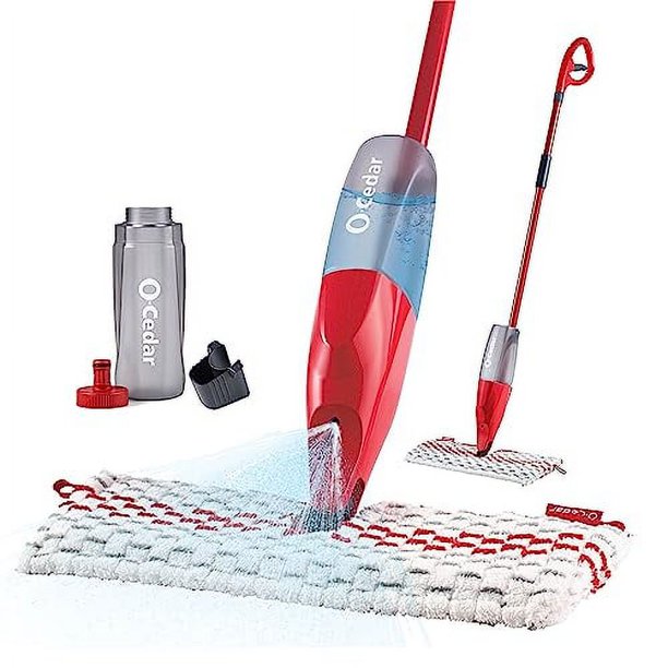 OCedar ProMist MAX Microfiber Spray Mop, Red