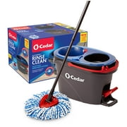 O-Cedar RinseClean™ Clean Water Spin Mop and Bucket System | Clean with Clean Water | Removes 99% of Bacteria
