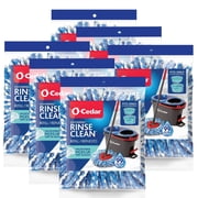 O-Cedar RinseClean Spin Mop Microfiber Refill, 1 CT Pack of 6