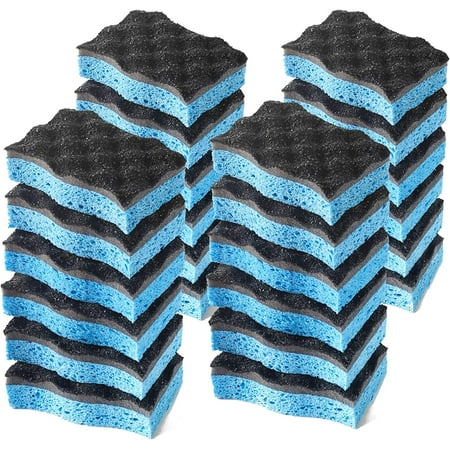 O-Cedar Scrunge Heavy-Duty Scrub Sponge 6 Counts Odor-Resistant, Multi-Surface Scrubbing Sponge | Lasts 20% Longer Than Regular Sponges (Pack of 4)