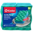 thumbnail image 1 of O-Cedar Scrunge Multi-Use Scrub Sponge, All-Purpose Non-Scratch Sponge, For Kitchen and Bathroom, 4 Ct, 1 of 16