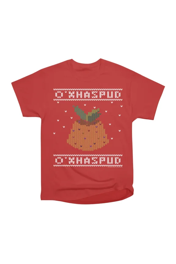 O Christmas Pud T-Shirt Tee Gift For Him Merch For Her Apparel For Friend