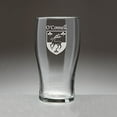 thumbnail image 1 of O'Connell Irish Coat of Arms Tavern Glasses - Set of 4 (Sand Etched), 1 of 3