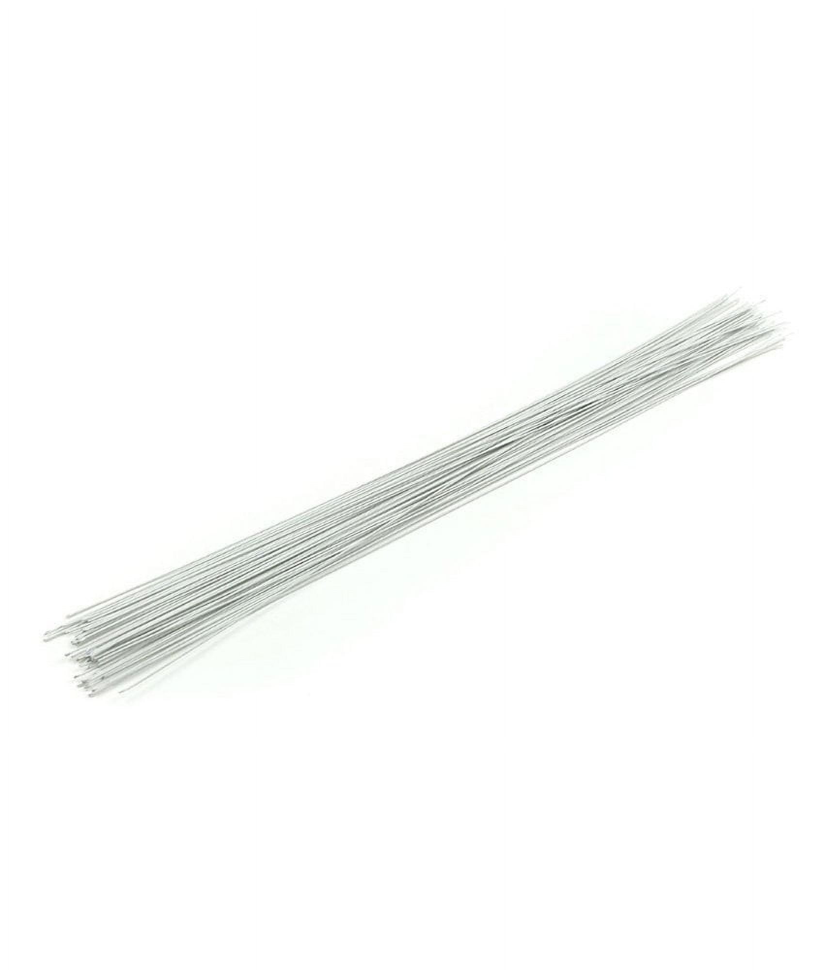 O'Creme 24 Gauge White Florist/Floral Wire 14 Inch, 50 Pieces 