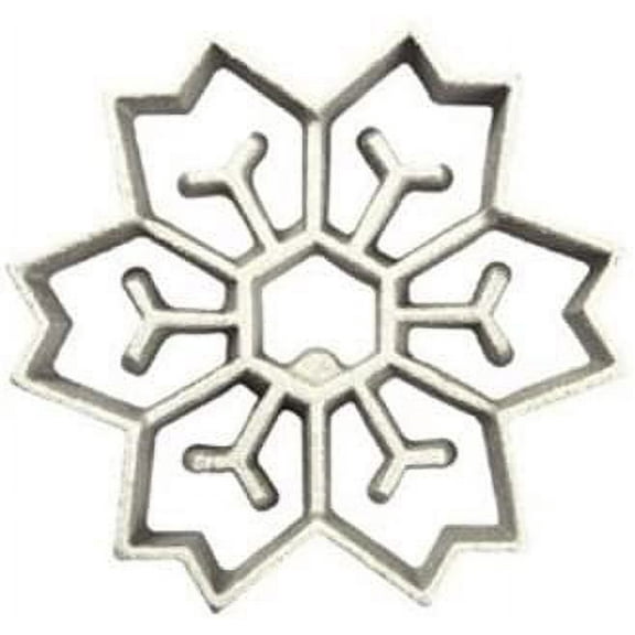 O'Creme Christmas Rosette Iron Set 2-in-1 Snowflake