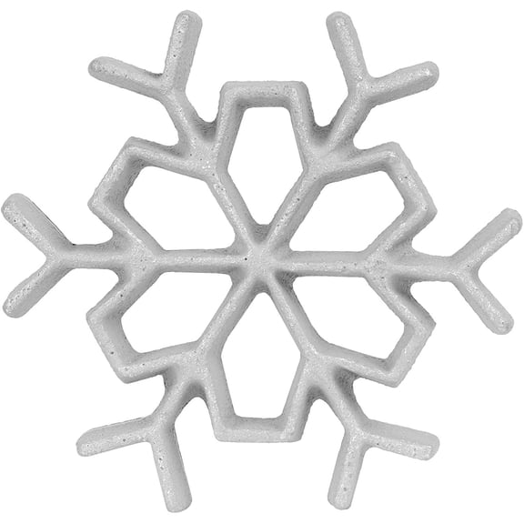 O'Creme Christmas Rosette Iron Set Snowflake