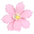 thumbnail image 1 of O'Creme Gumpaste Flower 3.5 - 4 Inch, Set of 3 Light-Pink Clematis, 1 of 2