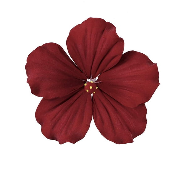 O'Creme Hibiscus Gumpaste Flower, Set of 3 Deep Red