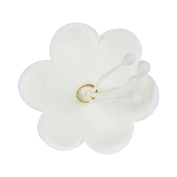 O'Creme Mini 1-Inch White Blossom Filler Gumpaste Sugar Flower - 1 Dozen