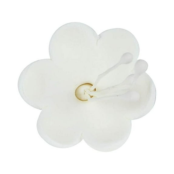 O'Creme Mini 1-Inch White Blossom Filler Gumpaste Sugar Flower - 1 Dozen