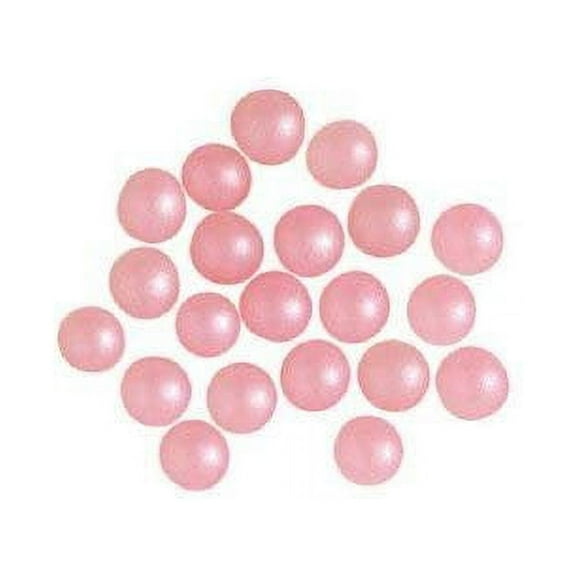 O'Creme Pink Edible Sugar Pearls Cake Decorating Supplies for Bakers: Cookie, Cupcake & Icing Toppings, Beads Sprinkles For Baking, Kosher Certified, Candy Sugar Ball Accents 4mm, 11 Lbs