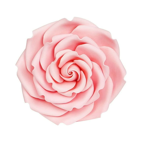 O'Creme Rebecca Rose Gumpaste Sugar Flower 5 Inch, 3 Pieces Pink