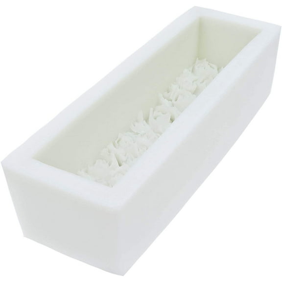 O'Creme Rose-Box Silicone Fondant Mold 3.25 Inch x 9.75 Inch x 2.75 Inch High Overall Mold Size