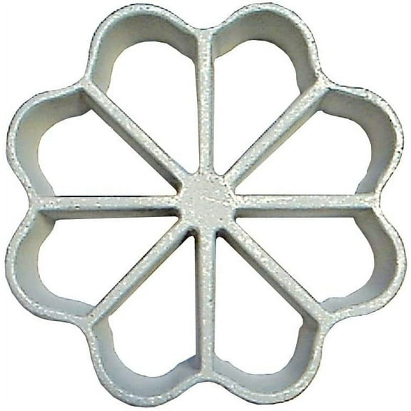 O'Creme Rosette Iron Floral Design Large Floral
