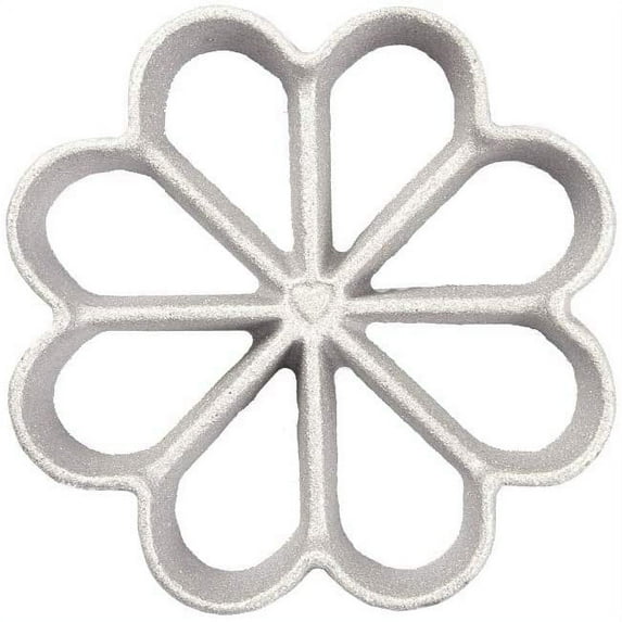 O'Creme Rosette Iron Floral Design Small Floral