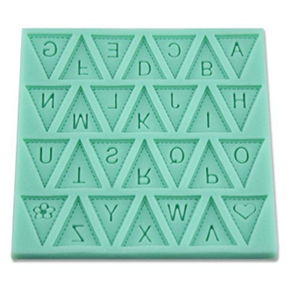 QP0075S silicone mold: very large alphabet letters