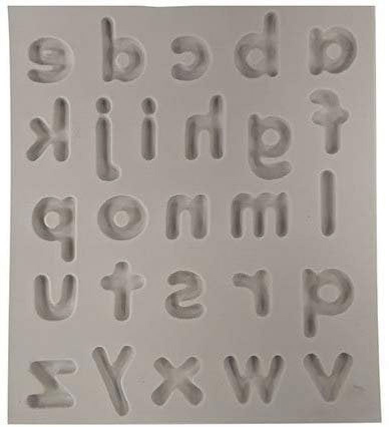 White Alphabet Silicone Mold at Rs 110/piece
