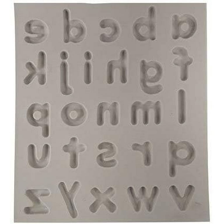 Fondant Lower Cae Letter Silicone Mold Cream Lower Case Alphabet Mould  Chocolate Bakery Tool - China Silicone Alphabet Mold and Fondant Chocolate  Mould price