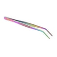 thumbnail image 1 of O'Creme Stainless Steel Precision Kitchen Culinary 8 Inch Tweezer Tongs 8" Curved, Multicolored, 1 of 3