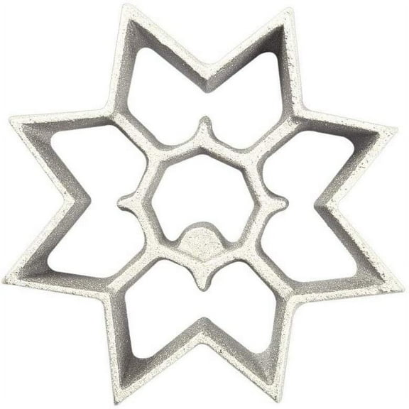 O'Creme Star Rosette Iron 8 Pointed Star