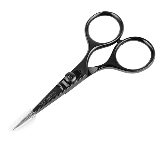 O'Creme Super Sharp Chef Scissors All Stainless Steel Snips Garnishing Tool Black