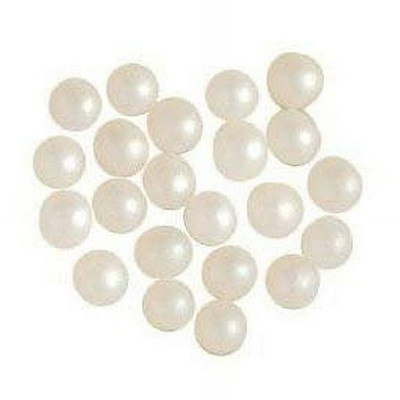 O'Creme White Edible Sugar Pearls Cake Decorating Supplies, 12mm, 32 oz