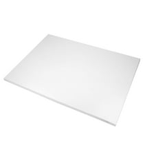 O'Creme White Rectangular Cake Pastry Drum Board 1/2 Inch Thick, Half-Sheet Size 13-5/8 Inch x 18-3/4 Inch - Pack of 5