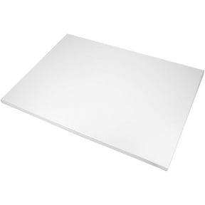 O'Creme White Rectangular Cake Pastry Drum Board 1/2 Inch Thick, Quarter-Sheet Size 9-3/4 Inch x 13-3/4 Inch - Pack of 5