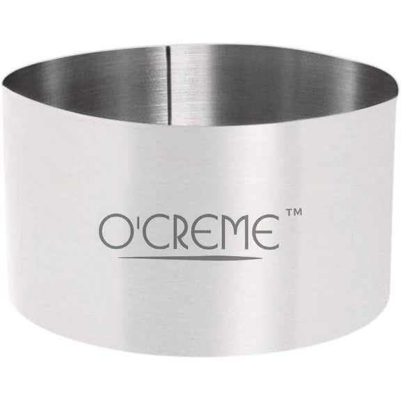 O'Crme Cake Ring Stainless Steel 10" Diameter, 4" High