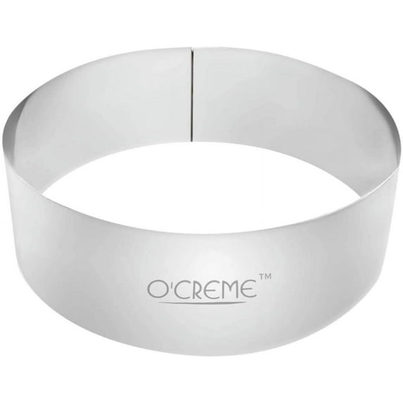O'Crme Cake Ring Stainless Steel 5" Diameter, 2" High