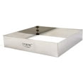 thumbnail image 1 of O'Crme Square Cake Ring Stainless Steel 8-3/4" x 1-3/4" High, 1 of 2