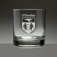 thumbnail image 1 of O'Donohue Irish Coat of Arms Tumbler Glasses - Set of 4 (Sand Etched), 1 of 2