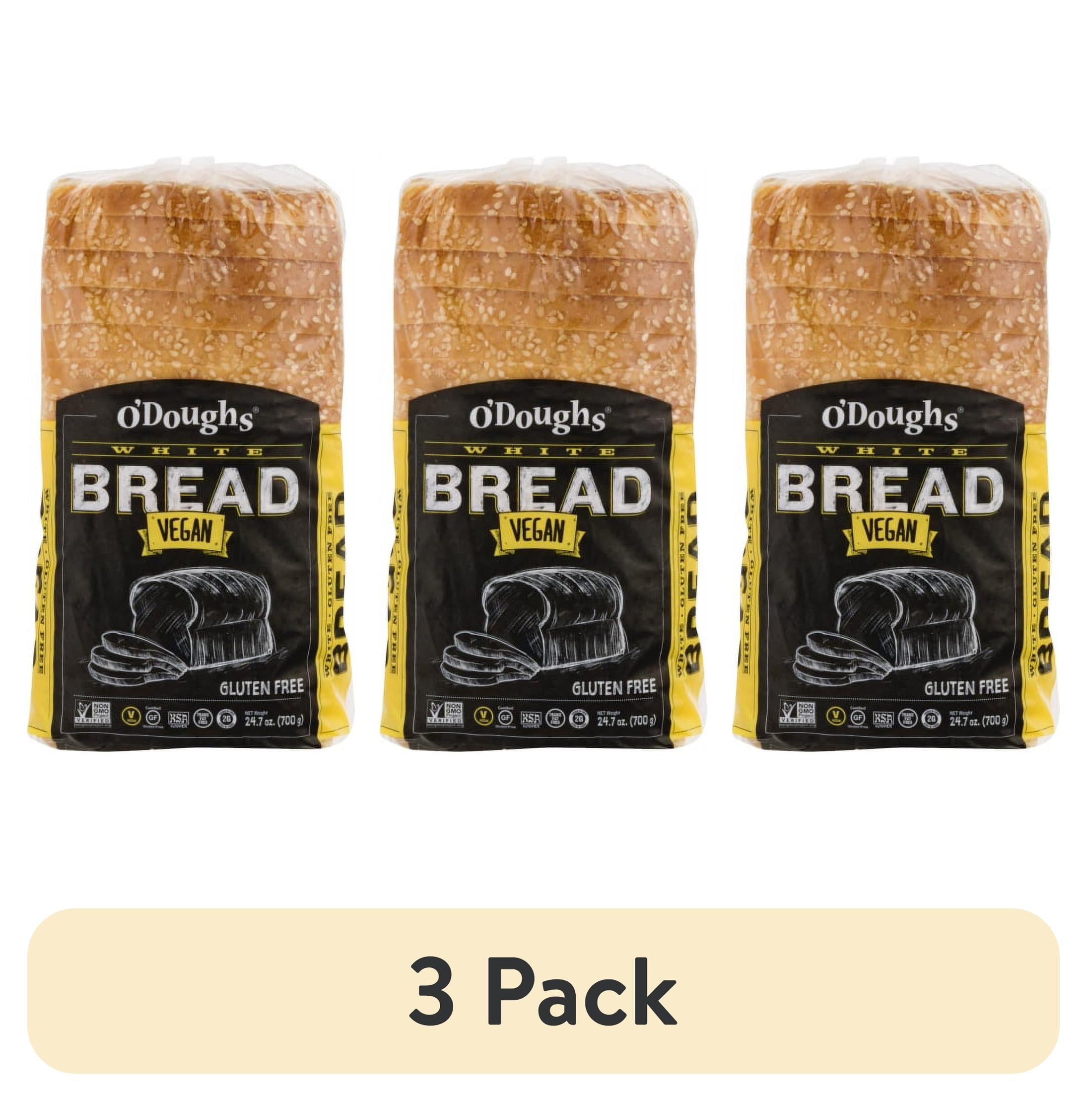 (3 pack) O'Dough Gluten Free White Bread Loaf, 24.7 Ounce [3 Packs]