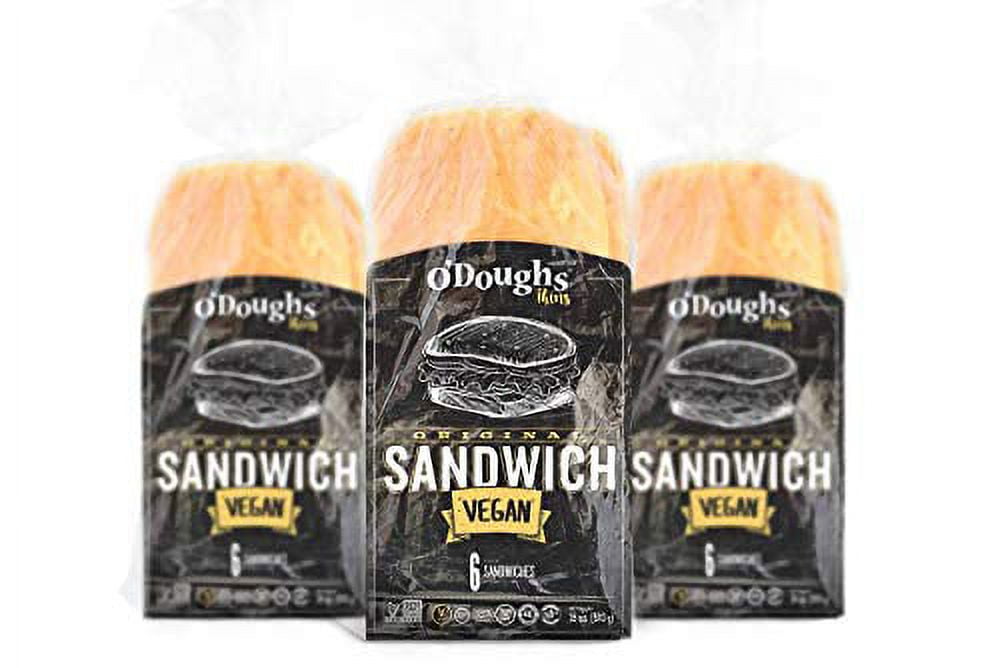 O'Dough Thins Gluten Free Sandwich Bread, Presliced Sandwich, 18 ounce [3 Packs]