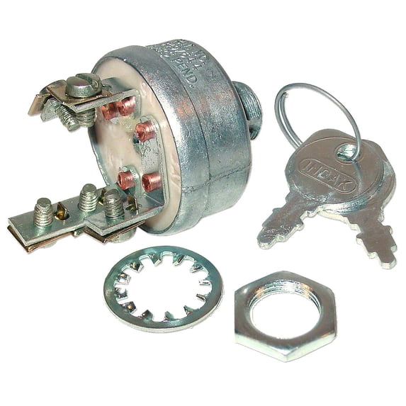 O.E.M. Ignition / Key Switch w/ 2 Keys Fits Case Tractor A24510