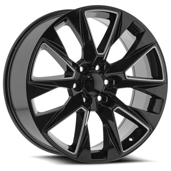 O.E. Revolution C-14 6x139.7 22x9 +28 Gloss Black & Milled