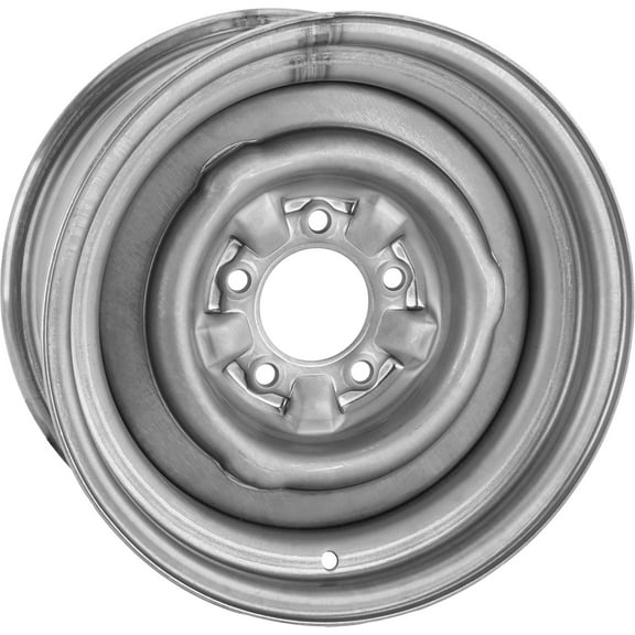 O/E Style Hot Rod Raw Steel Wheel, 15x7, 5 on 4.75, 4.25 BS