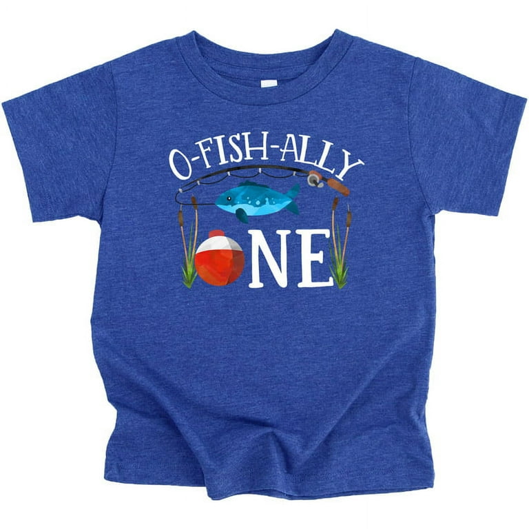 O-Fish-Ally- ONE Boys 1st Birthday Shirt for Baby Boys First Birthday  Outfit Vintage Royal Shirt