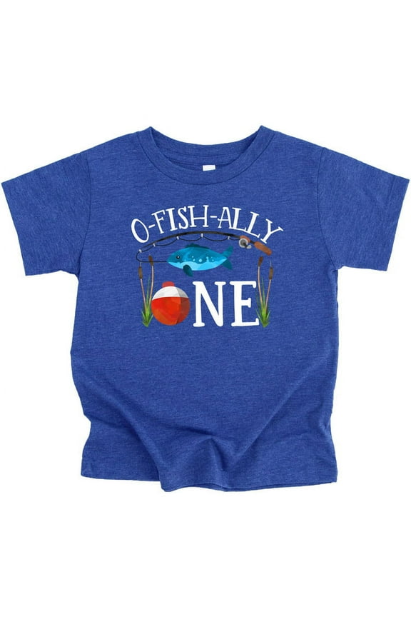 O-Fish-Ally- ONE Boys 1st Birthday Shirt for Baby Boys First Birthday Outfit Vintage Royal Shirt