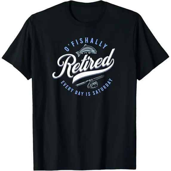 O'Fishally Retired Funny Fishing T-Shirt