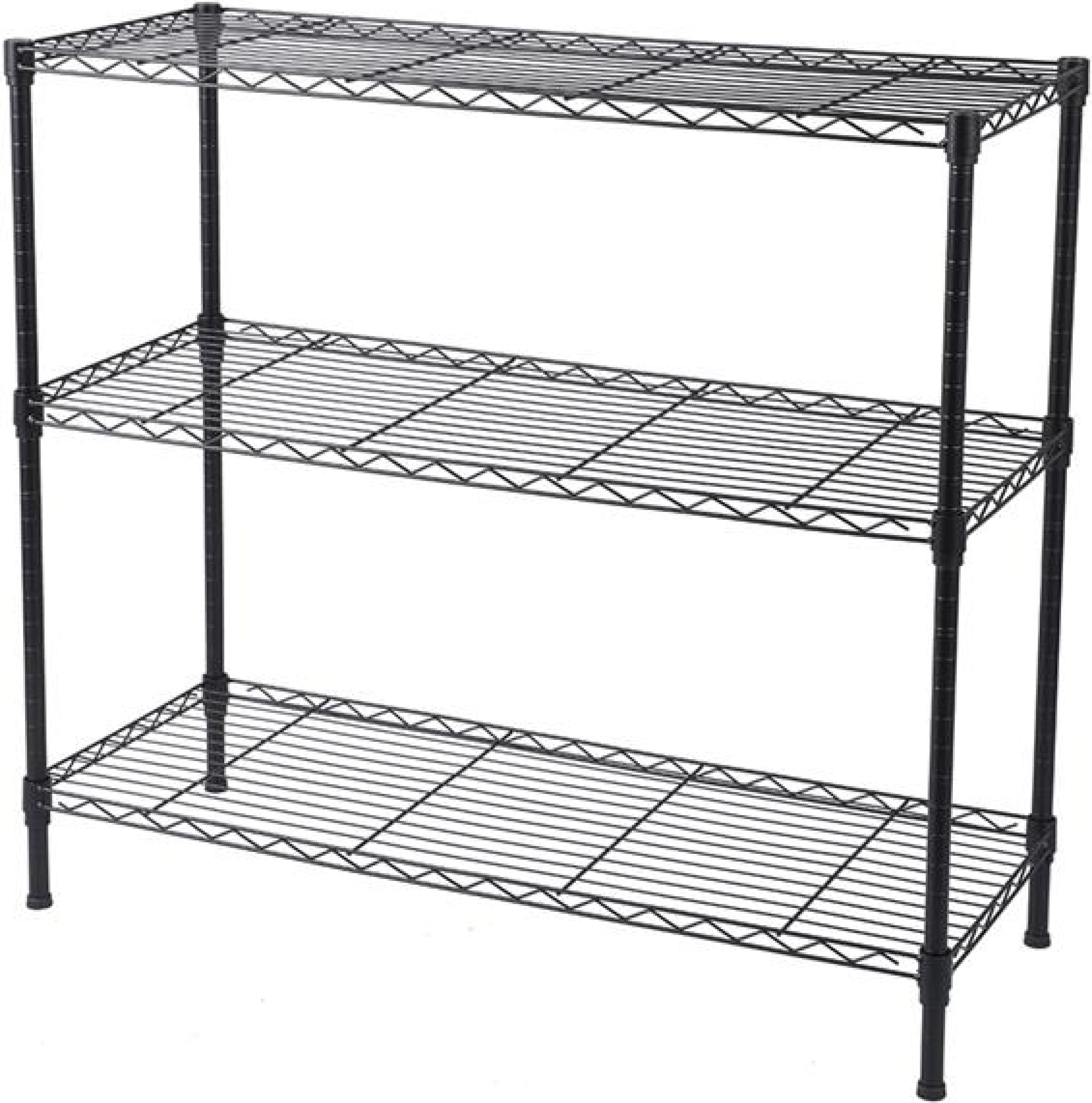 O'Force 3Tier Heavy Duty Three Adjustable Shelving Unit Kitchens Dorms