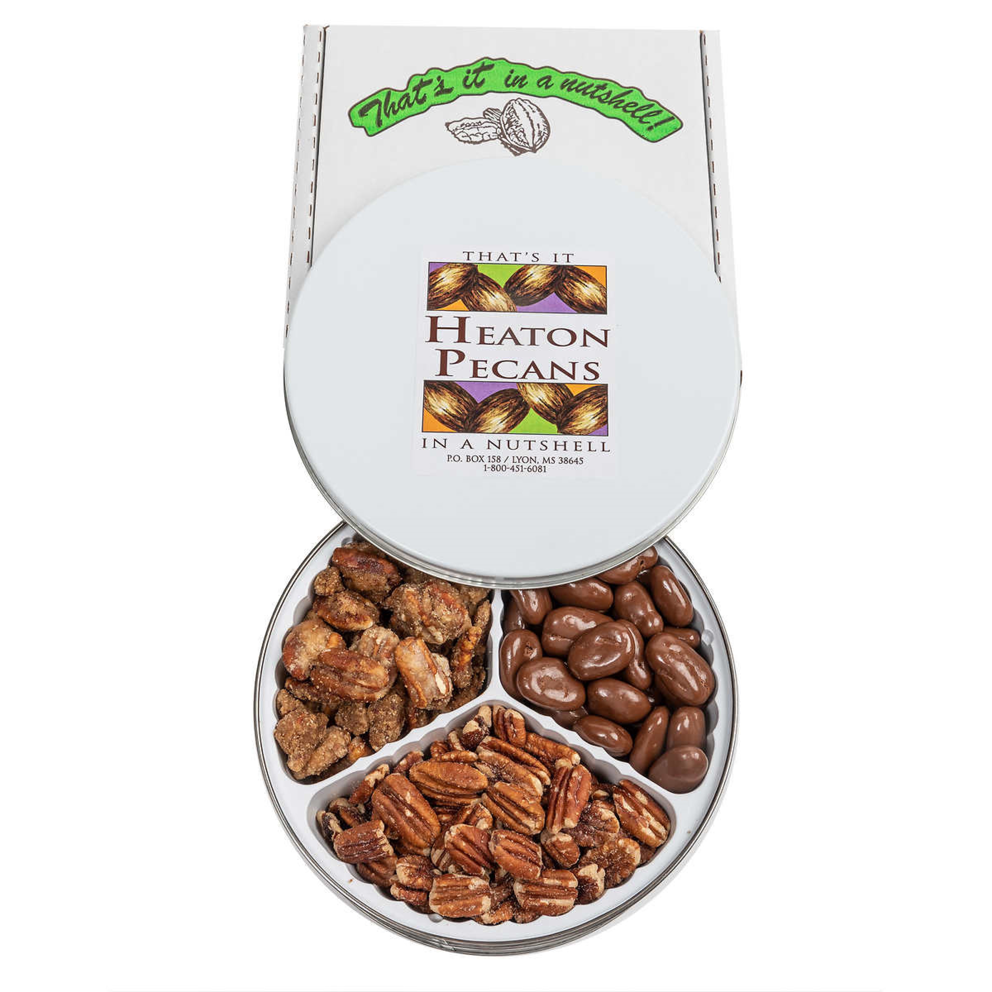 O'Force Heaton Pecans Roasted Salted, Chocolate Covered and Praline