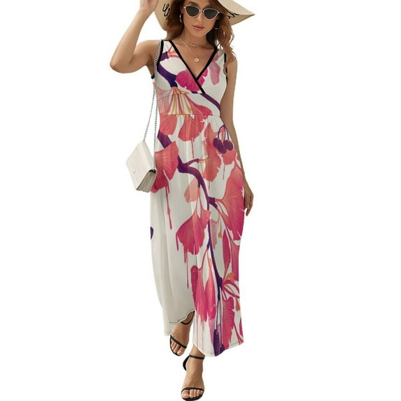 O Ginkgo Sleeveless Dress Women's dresses evening dress women dress korean style Dress for pregnant women