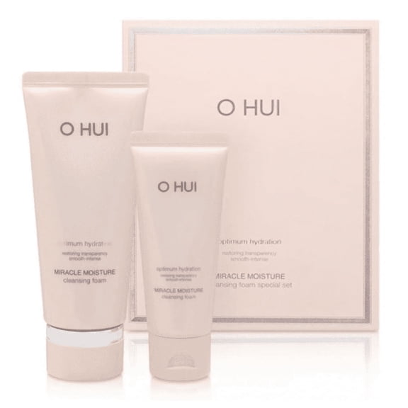 O HUI Miracle Moisture Cleansing Foam Special Set 200ml 100ml