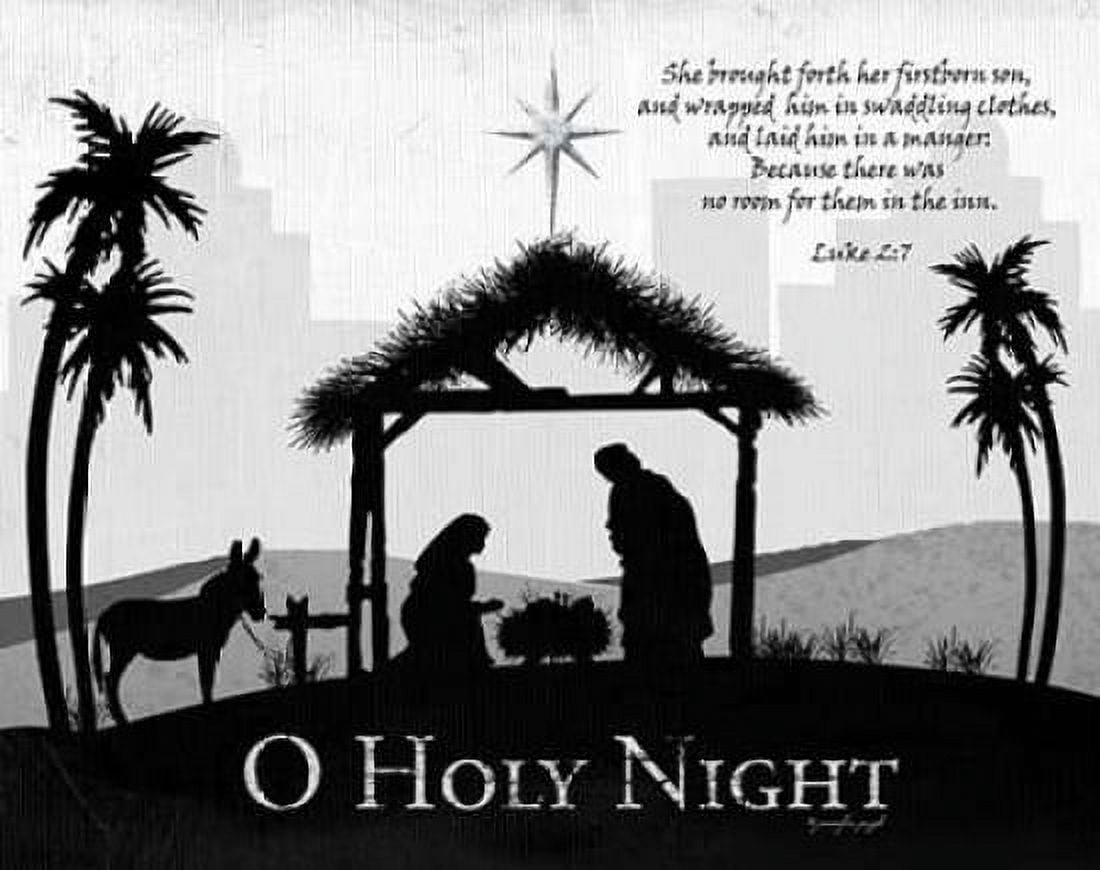 O Holy Night Canvas Art - Jennifer Pugh (24 x 30)