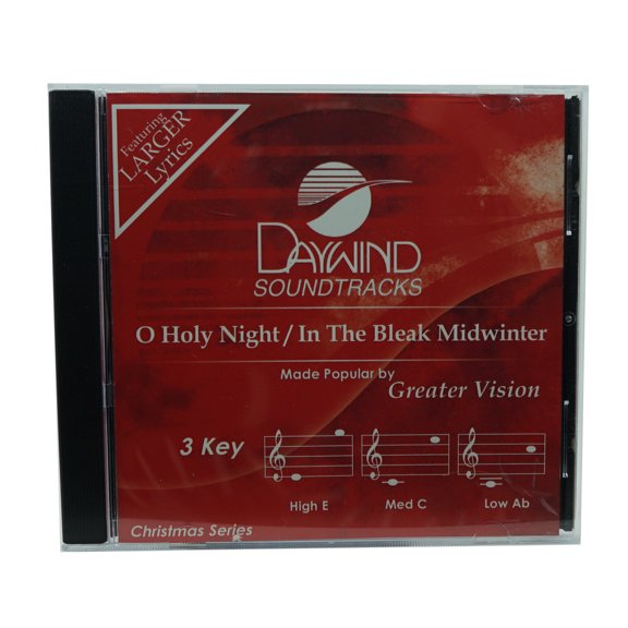 O Holy Night/In The Bleak Midwinter Popular by GreaterVision NEWCD Accompaniment