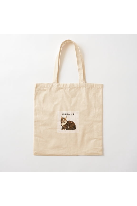 O Ii A I Oo Ii A I A Cat Meme Cotton Tote Bag Canvas Tote Bag, Family Gift For Mother, Her